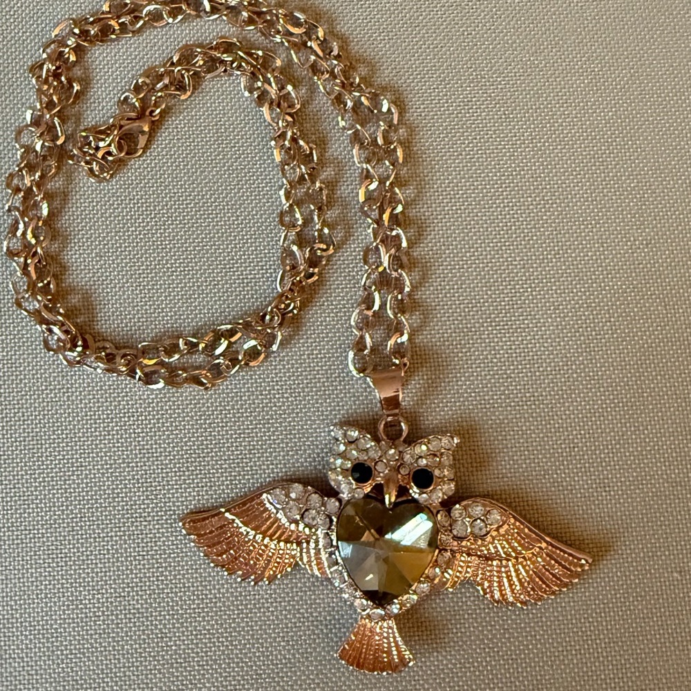 Whimsical Owl Pendant Necklace